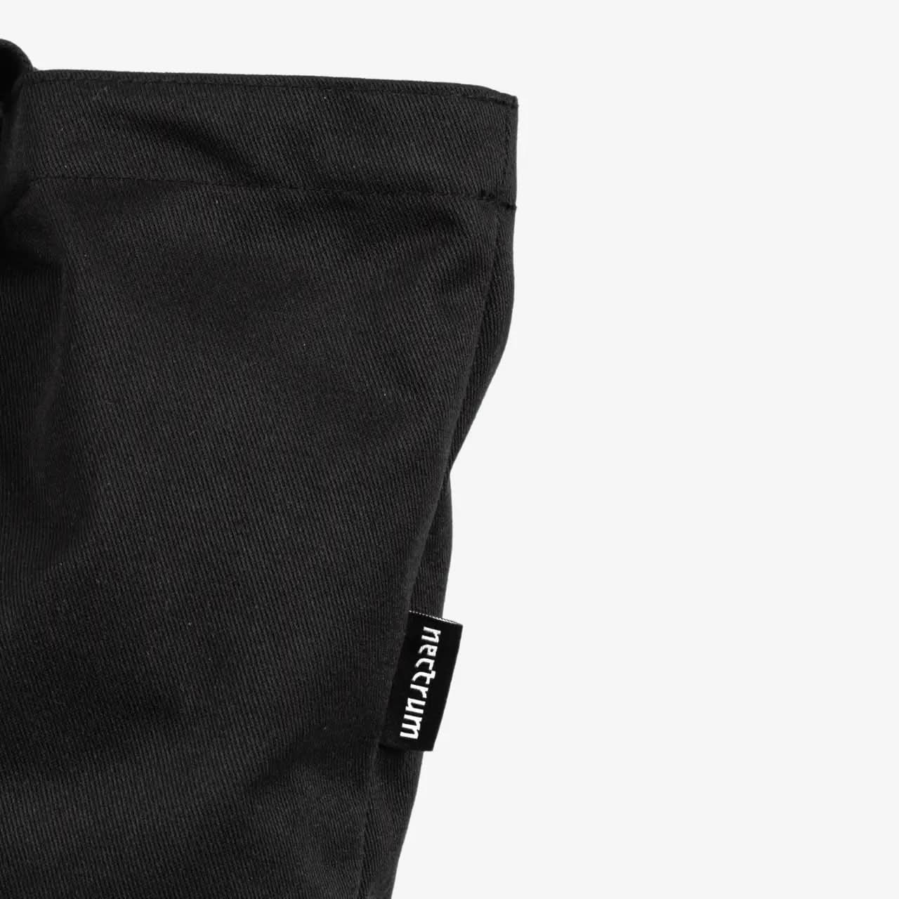 Texture detail of Nectrum Canvas Tote: woven RPET fabric